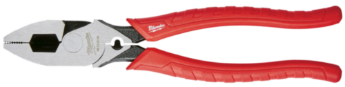 Alicate de electricista Milwaukee 45mm longitud de boca punta recta acero cromado 226mm