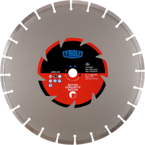 Tyrolit Disque diamant C3W 300X2,6X20