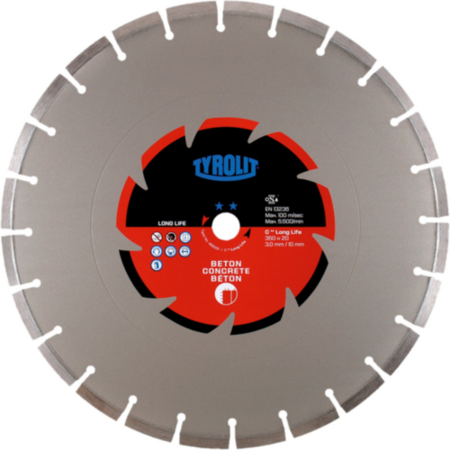 Tyrolit Diamond cutting disc C3W 350X3X20