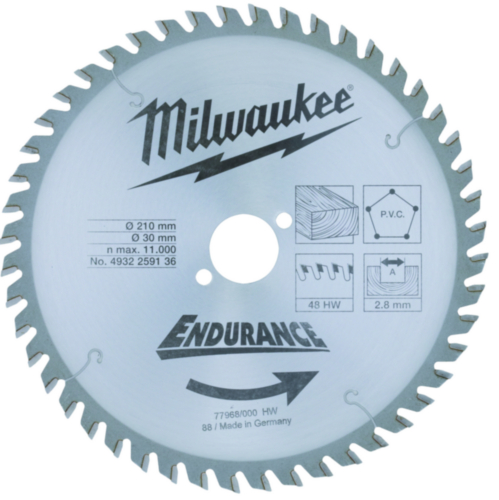 Milwaukee Circular saw blade 210X30MM