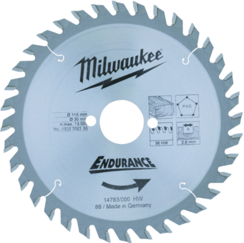 Milwaukee Circular saw blade 165X30MM