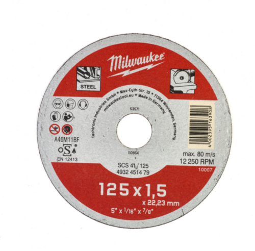 Milwaukee Cutting wheel SCS 41/125 x 1,5