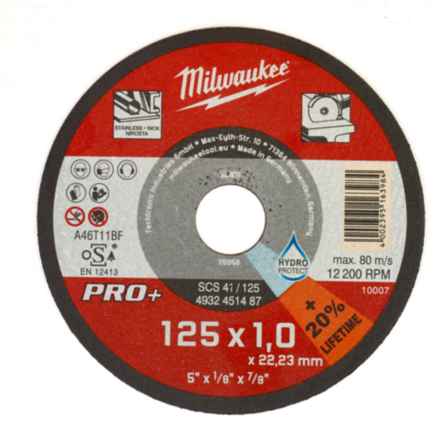 Milwaukee Cutting wheel SCS41 125 x 1mm