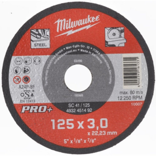 Milwaukee Cutting wheel SC41 180 x 3mm