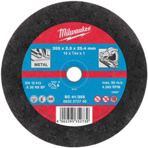 Milwaukee Cutting wheel SC41 355 x 2,5mm