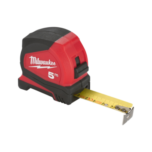 Milwaukee Pro Compact Measuring Tape Metric/Imperial Scale 19mm x 5m