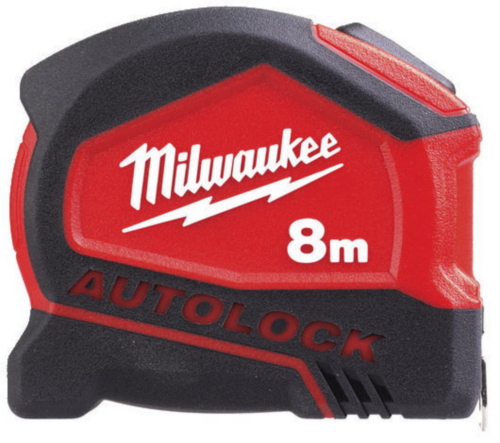 Milwaukee Auto Lock Measuring Tape Metric/Imperial Scale 25mm x 8m