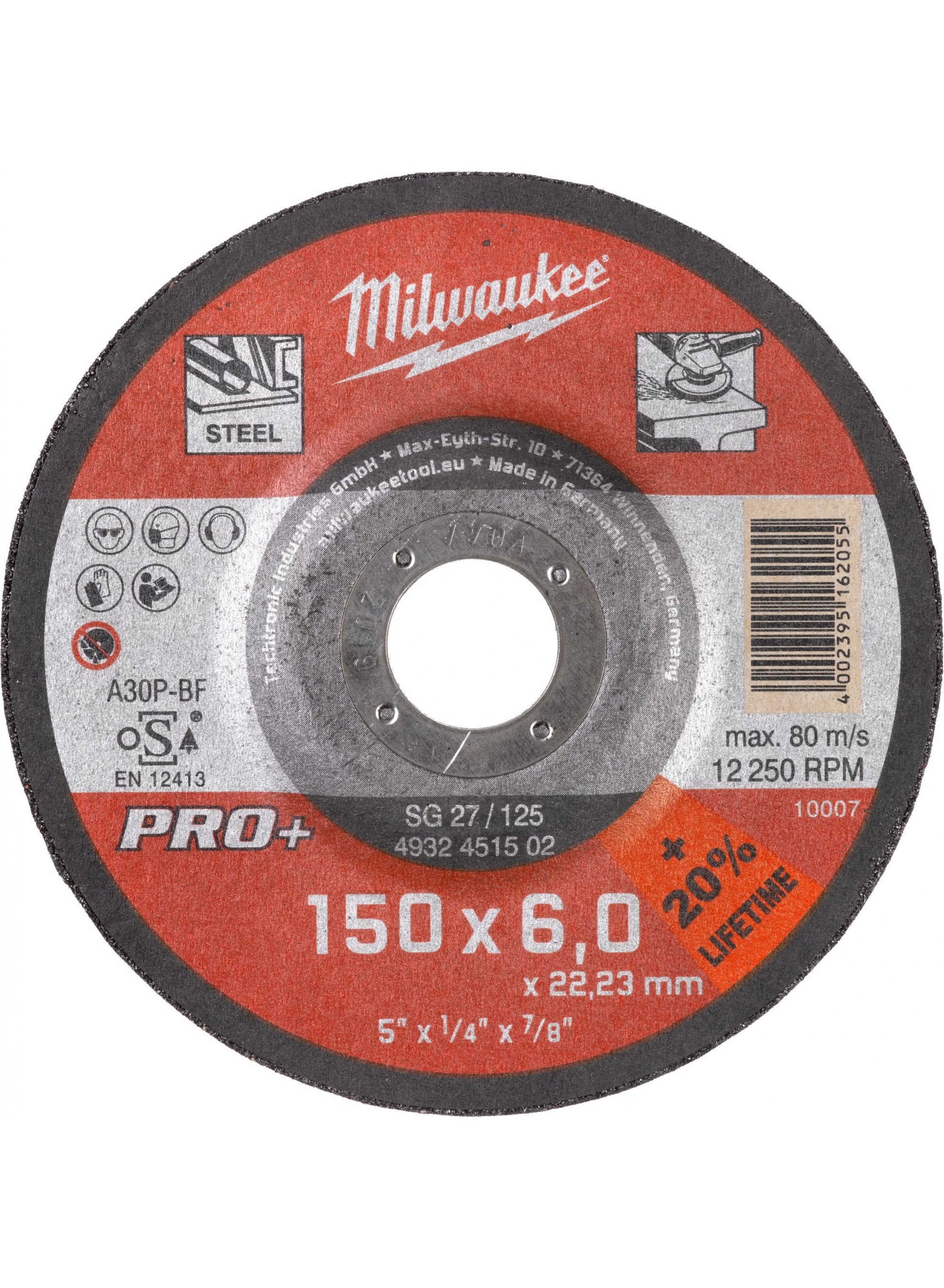 Disco de desbaste Milwaukee 4932471387