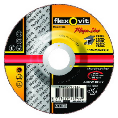 Flexovit Slefuire disc A30W 180X8X22,23 T27