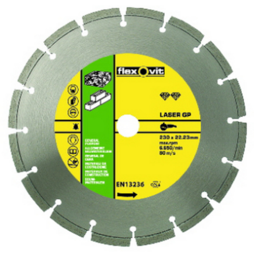 Flexovit Diamond blade LASER GP 125X10X2,2X22,23