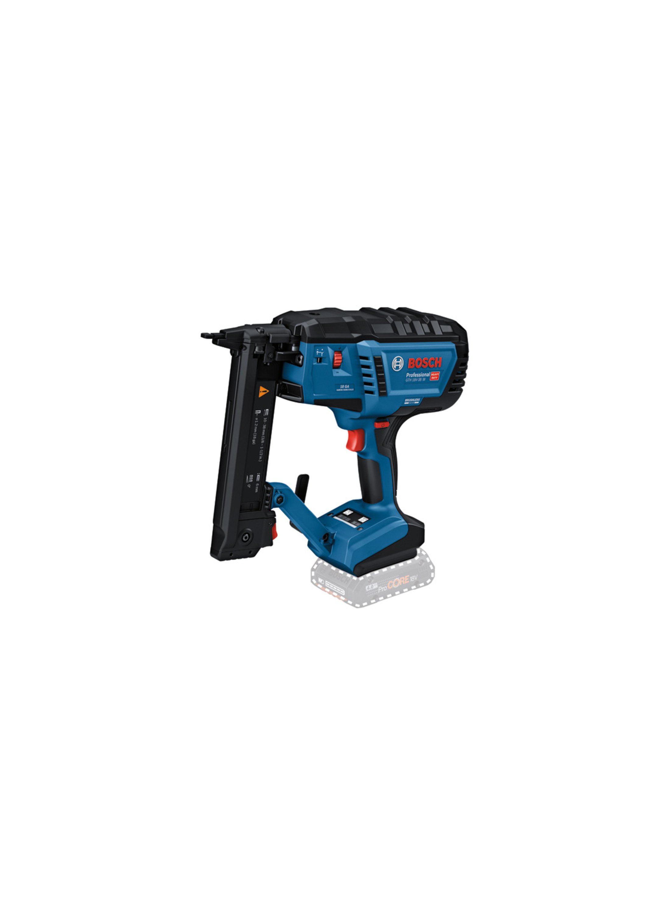 BOSCH CORDLESS WOOD NAILER GTH 18V-38 M