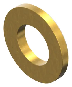 Plain washer, chamfered ISO 7090 Brass