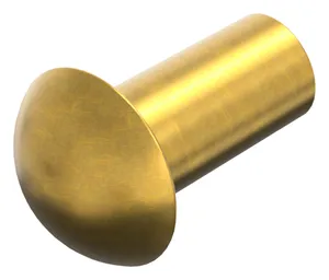 Round head rivet DIN 660/124 Brass CW508L