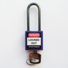 Brady Compact safe padlock LOTO-9 50mm SHA KD Purple 6 pieces