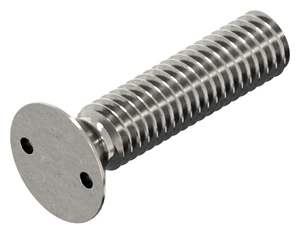 SECURITY Hexalobular socket raised countersunk machine screw with pin Nerezocel A2