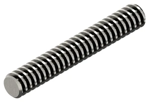 Trapezoidal threaded rods