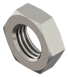 Écrou hexagonal bas DIN 439 2 Acier inoxydable (Inox) A2 035 Pas à Gauche