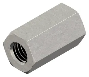 Hexagon connection nut high Stainless steel A2 50 M6X25