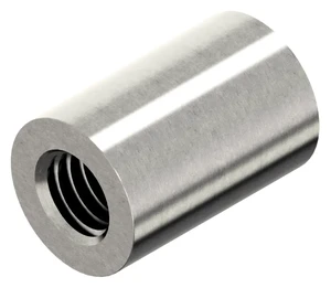 Écrou cylindrique de jonction Acier inoxydable (Inox) A2 50