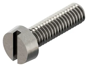 Tornillo cabeza cilindrica con ranura DIN 84 Acero inoxidable (Inox) A2 70