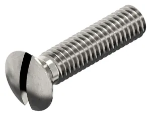 Slotted raised countersunk head screw DIN 964 Stainless steel A2 70