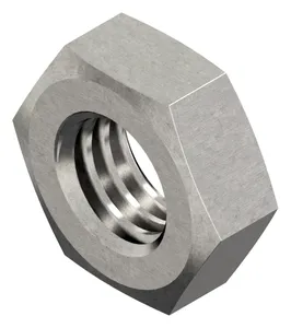 Piuliță hexagonală îngustă inox, filet metric fin DIN 936 Oțel inoxidabil A2 035 M20X1,50