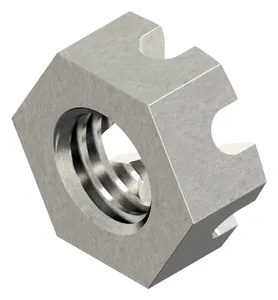 Hexagon thin slotted and castle nut DIN 979 Stainless steel A2 035