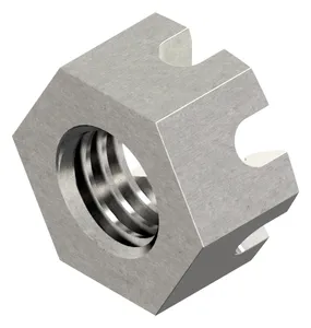 Écrou hexagonal à créneaux bas (ancien type) DIN 937 Acier inoxydable (Inox) A2 035