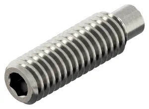 Tornillo sin cabeza hexágono interior con punta DIN 915 Acero inoxidable (Inox) A2