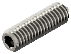 Hexagon socket set screw with cone point DIN 914 Stainless steel A2