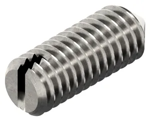 Tornillo sin cabeza ranurado extremo cónico DIN 553 Acero inoxidable (Inox) A1/A2