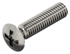 Cross recessed raised countersunk head screw DIN 966 A-H Stainless steel A2