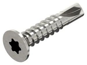 Self-drilling cross recessed countersunk head screw DIN 7504 O-TX Stainless steel A2