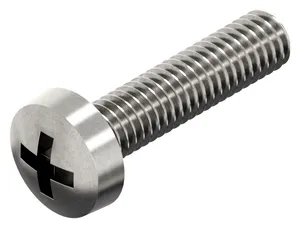 Cross recessed raised cheese head screw DIN 7985-H Stainless steel A2