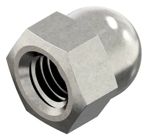 Écrou hexagonal borgne à calotte type haut MF DIN 1587 Acier inoxydable (Inox) A2 70