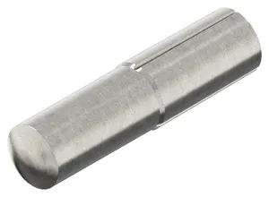 Cavilha cilindrica com estria DIN 1474 Aço inoxidável (Inox) A1