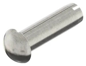 Clou cannelé à tête demi-ronde DIN 1476 Acier inoxydable (Inox) A2