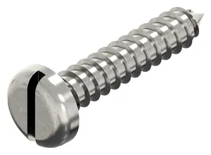 Tornillo autorroscante cabeza cilindrica con ranura DIN 7971 C Acero inoxidable (Inox) A2