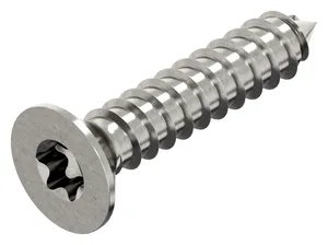 Hexalobular socket countersunk head tapping screw ISO 14586 C Stainless steel A2