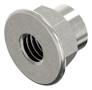 Prevailing torque type hexagon nut with flange with non-metallic insert DIN 6926 Stainless steel A2 70