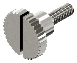 Slotted knurled thumb screw high type DIN 464 Sz Stainless steel A1