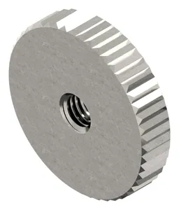 Knurled nut, low type DIN 467 Stainless steel A1