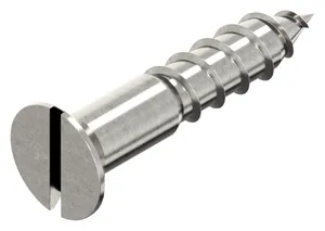 Tornillo para madera cabeza avellanada con ranura DIN 97 Acero inoxidable (Inox) A2