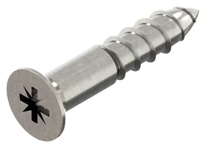 Cross recessed countersunk (flat) head wood screw DIN 7997-Z Stainless steel A2