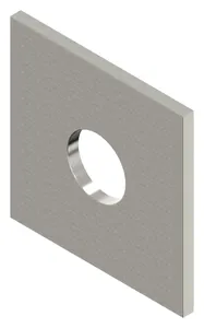 Rondelle carrée spécialement pour les constructions en bois DIN 436 Acier inoxydable (Inox) A2 100 HV