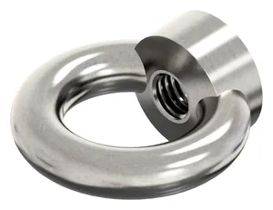 Lifting eye nut with CE marking DIN 582 Stainless steel A2 50 forged