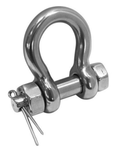 Bow shackle Stainless steel A4