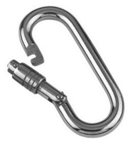 Spring hook with nut Acero inoxidable (Inox) A4