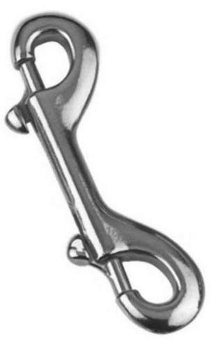Double snap hook Stainless steel A4 11X115MM