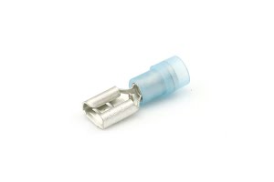 Ripca Flat connector sleeve 1.5-2.5mm² blue 6.3x0.8mm 100 Pieces